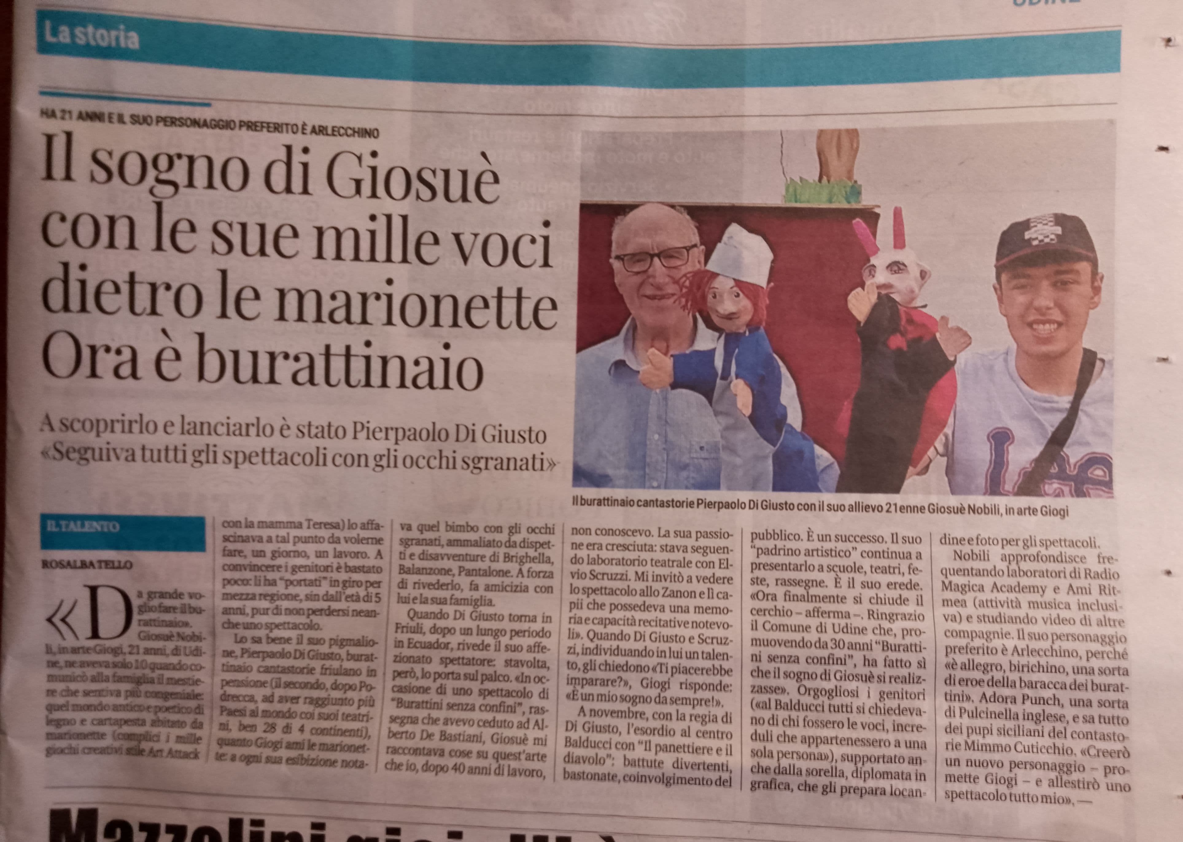 Foto 5 di I BURATTINI DI GIOGI